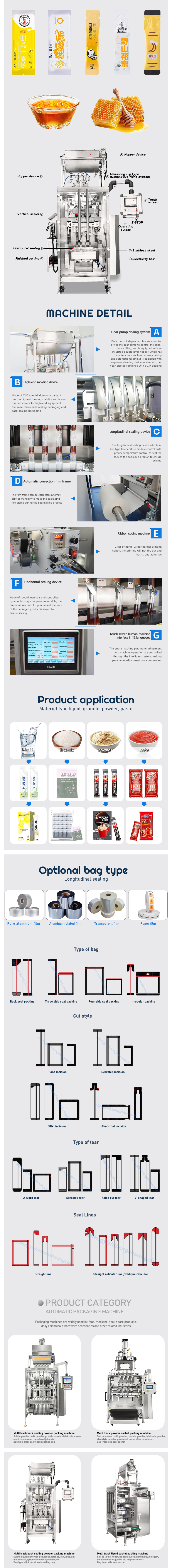 Vertical Ho<em></em>ney Stick Packing Machine Ho<em></em>ney Seaso<em></em>ning Syrup Liquid Sachet Filling Packing Machine ho<em></em>ney Packing machine