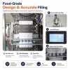 Automatic 4 Lane Irregular Shaped Pouch Paste Syrup Liquid Sachet Packaging Machine