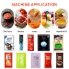 High Speed Automatic 6 lane Liquid Sports Gel Irregular Sachet Packing Machine