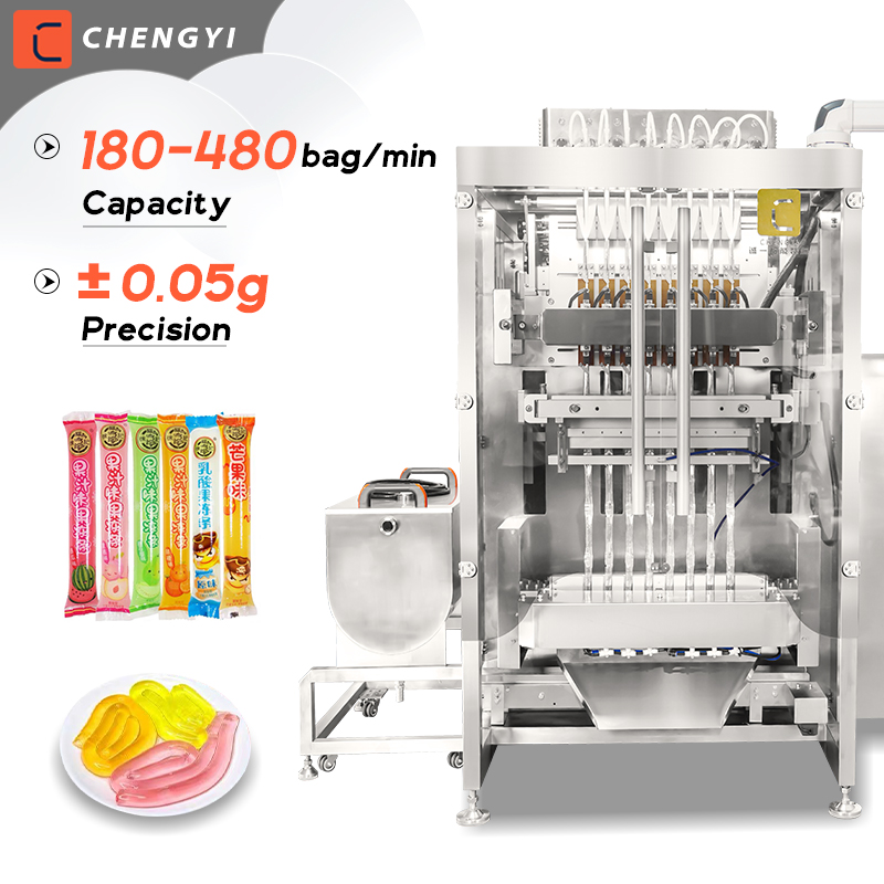 Automatic multilane Juice Sachet Energy Drink Stick Bag Packing Machine sachet ice pop liquid stick packing machine