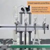 Automatic Desktop Liquid Filling Machine Water Oil Sauce Juice Liquid Filling Capping Machine Labeling Machine