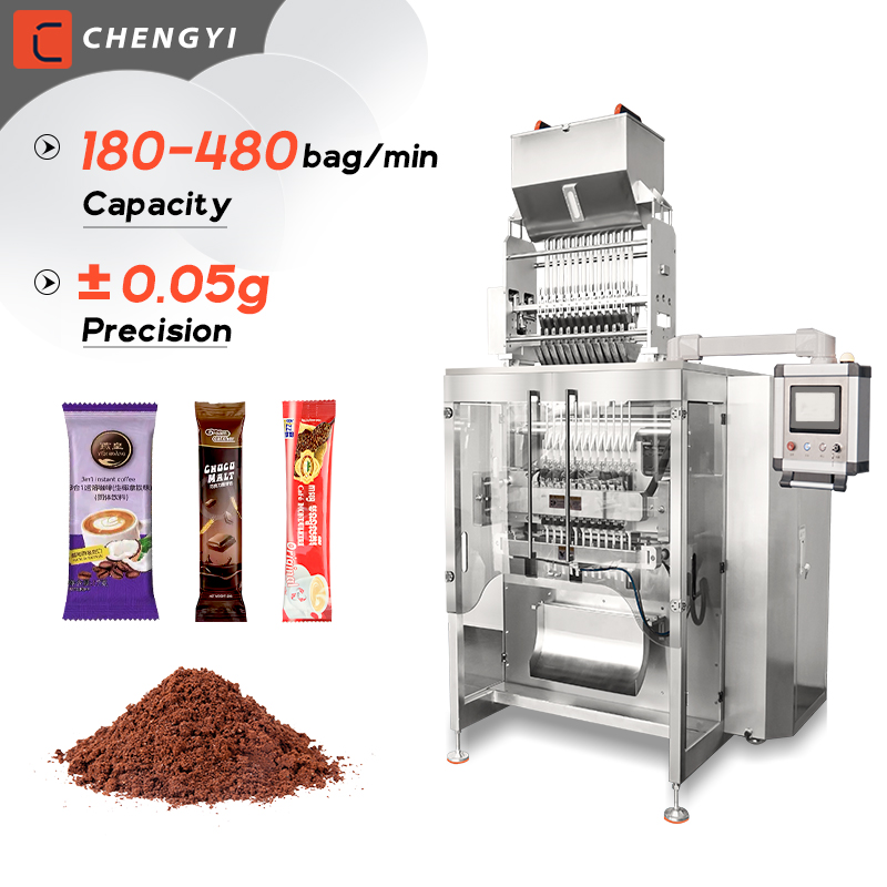 Granule powder stick sachet packing machine 3 in 1 sugar coffee mixed Stick packing machine coffee Sachet Packing Machine Granule powder stick sachet packing machine 3 in 1 sugar coffee mixed Stick packing machine coffee Sachet Packing Machine