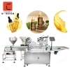Custom rotary steroid injectable oil vial filling stopper and capping machine for 10ml vials/small bottle filling machine