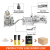 High Speed Multi Lane Electrolyte Mix Hydration Powder Stick Sachet Cartoning Machine