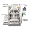small sachet mouth wash filling packaging machine mouthwash packing machine Juice Sachet Energy Drink Stick Bag Packing Machine