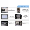 Multi Heads 6 Nozzles Liquid Filling Machine 250ml 1000ml Water Bottle Glass Plastic Bottle Sealing And Filling Machine