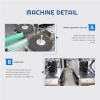 Factory Jar Round Bottle Labeling Machine Semi Automatic Double Side Sticker Label Applicator Machine For Plastic Glass Bottle