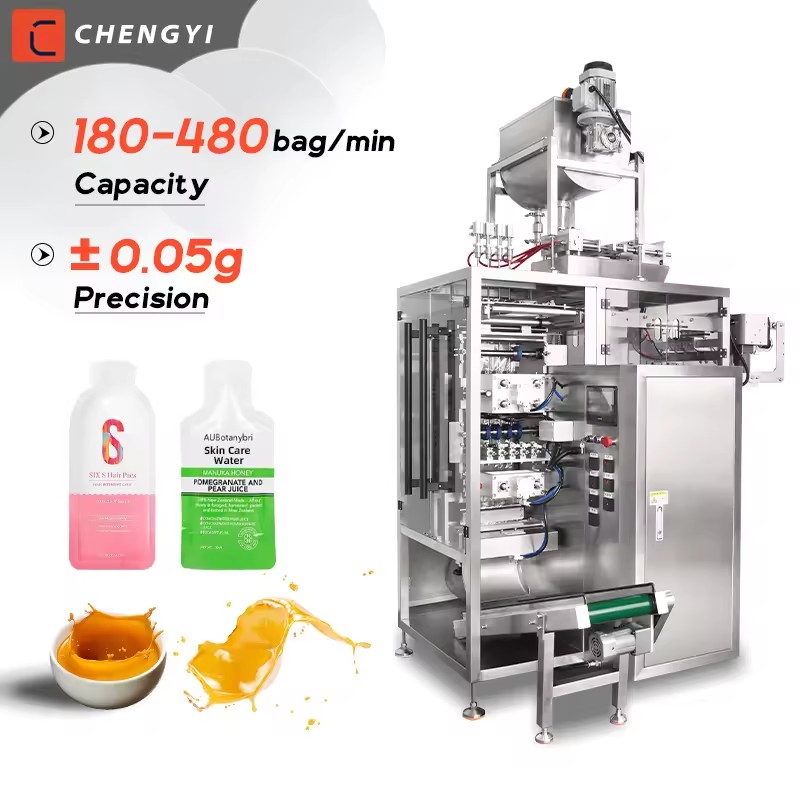 Shampoo Cream liquid packing machine honey ketchup sachet packing machine ketchup Salad Dressing Tomato Sauce packing machine