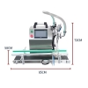 single-head small Liquid filling machine automatic 10-500ml bottle syrup oral liquid filling machine production line