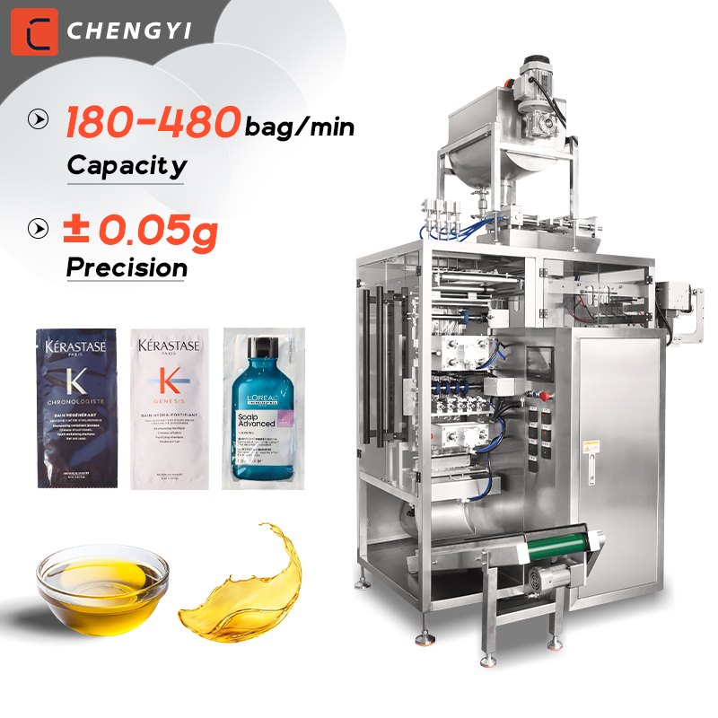 Liquid Filling hot Sealing Packing Machine Dye Hair Shampoo Shower Gel Hair Conditioner Small Sachet Packing Machine