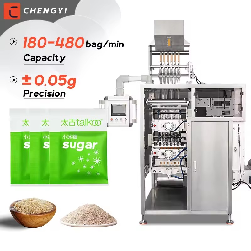 multi lane sugar Granule powder filling sealing packing machine Sugar sachet packaging machine White sugar packaging machine multi lane sugar Granule powder filling sealing packing machine Sugar sachet packaging machine White sugar packaging machine