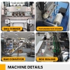 CE Certification Automatic 4 Lane Irregular Bag Liquid Sport Energy Gel Stick Sachet Paper Box Carton Packing Machine Line