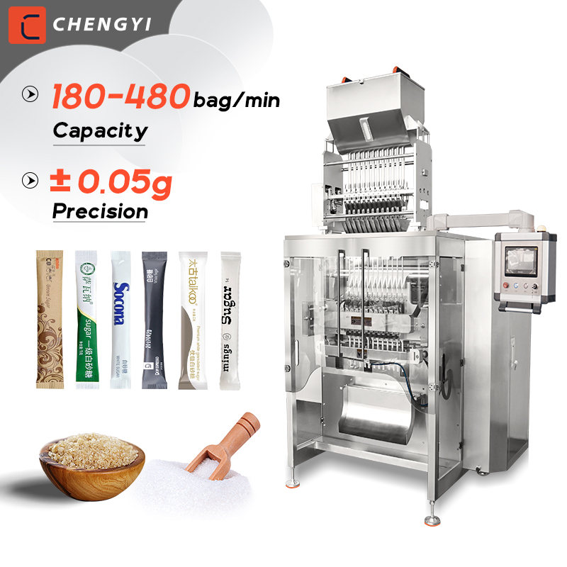 High Output 4 Lane 6 Lane Multi Lanes Sugar Stick Packing Machine For Sugar Pellet 3 in 1 coffee sugar Stick packing machine High Output 4 Lane 6 Lane Multi Lanes Sugar Stick Packing Machine For Sugar Pellet 3 in 1 coffee sugar Stick packing machine