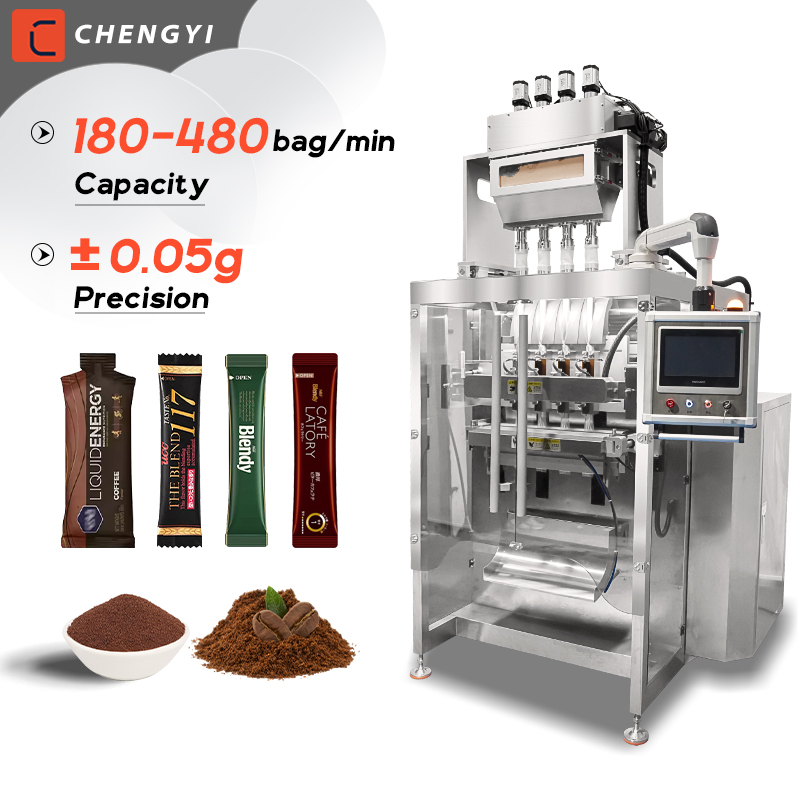 Multi lane powder granule packing machine powder sachet packing machine coffee milk tea powder packing machine Multi lane powder granule packing machine powder sachet packing machine coffee milk tea powder packing machine