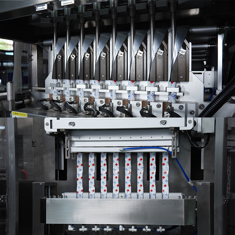 Full-automatic Custom Bag Type Packaging Machine Sample Sachet Wet Pet ...