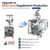 Automatic 4 Lane Irregular Shaped Pouch Paste Syrup Liquid Sachet Packaging Machine