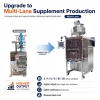 6 Lane Automatic 0.5g Snus Powder Pouch Machine Nicotin Pouches Making Machine
