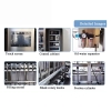Multi Heads 6 Nozzles Liquid Filling Machine 250ml 1000ml Water Bottle Glass Plastic Bottle Sealing And Filling Machine