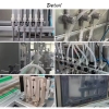  Supplier Low Price Small Wine Water Liquid Filler Glass Bottle filling capping and labeling machine production line
