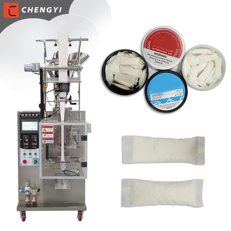 snus pouch powder Packing Machine moist powder small snuff Powder Bag Chewing Tobacco Snus Bag Can Filling Packing Machine line