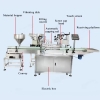 Custom rotary steroid injectable oil vial filling stopper and capping machine for 10ml vials/small bottle filling machine